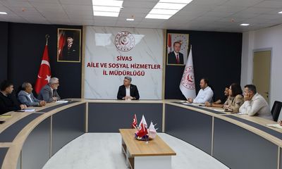 Sivas Aile ve Sosyal Hizmetler İl Müdürlüğü Dünya Engelliler Günü Toplantısı Düzenledi