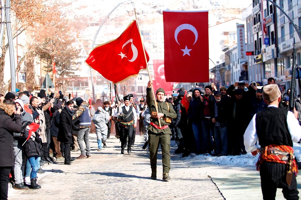 Bayburt'ta 107. yıl törenlerinde büyük coşku hakimdi - Birlik Haber Ajansı