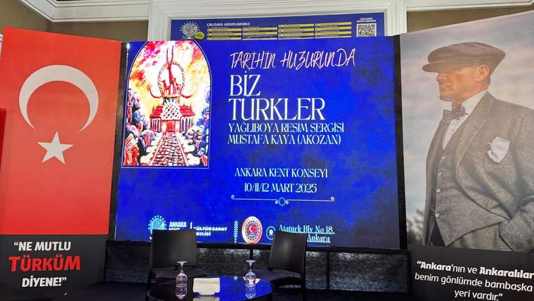 “Tarihin Huzurunda Biz Türkler” Resim Sergisi AKK’de açıldı - Birlik Haber Ajansı