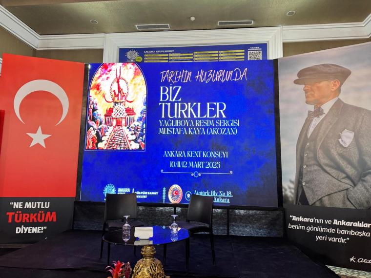 “Tarihin Huzurunda Biz Türkler” Resim Sergisi AKK’de açıldı - Birlik Haber Ajansı