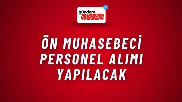 Ön Muhasebeci Personel Alımı Yapılacak