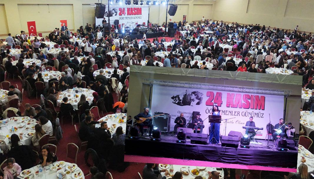 Antalyalı öğretmenler Kemer'de yemekte bir araya geldi
