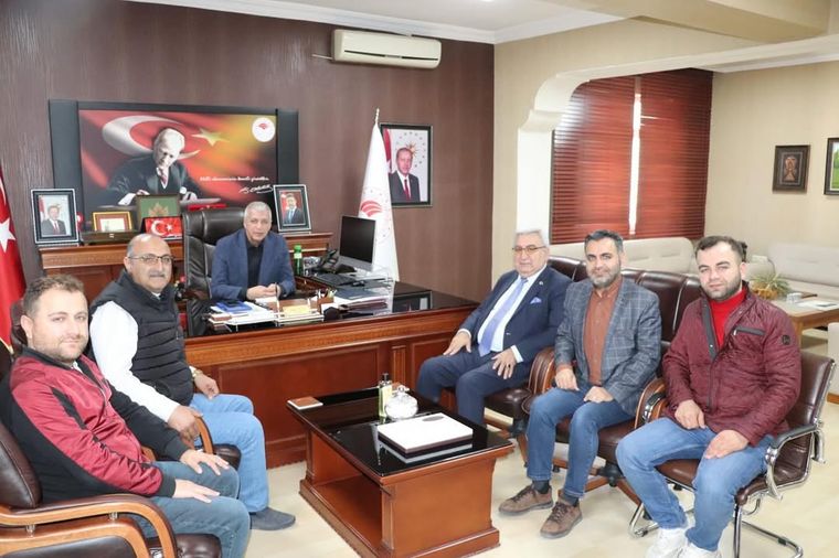 Yıldız Et Yönetimi, Sivas İl Tarım ve Orman Müdürü Salih İnan'ı Ziyaret Etti