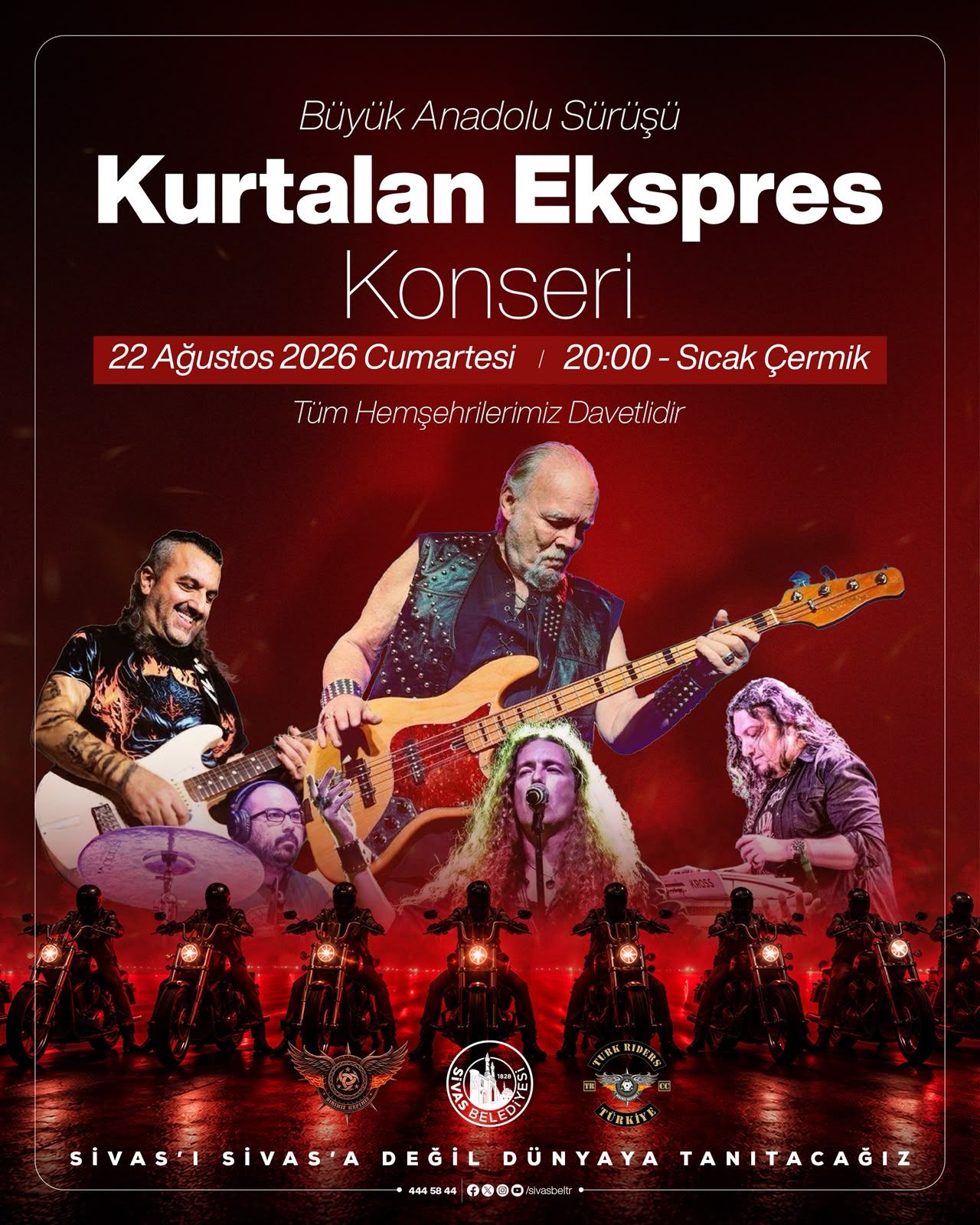 Kurtalan Ekspres Sivas’ta Konser Verecek: Tarih, Saat ve Yer