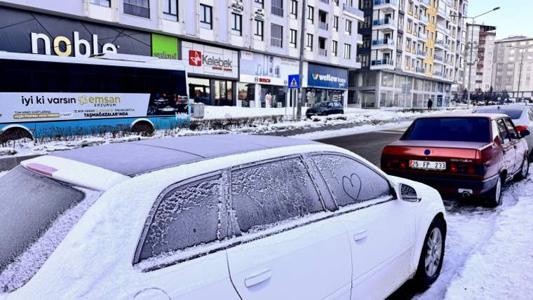 Erzurum buz kesti: Eksi 34 derece! - Birlik Haber Ajansı