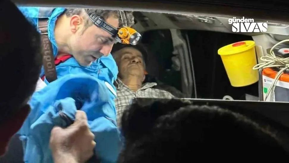Sivas'ta Kaybolan Adam 15 Saat Sonra Bulundu!