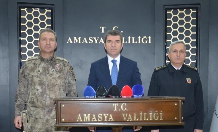 Amasya Valisi Önder Bakan, Ocak ayı asayiş verilerini açıkladı - Birlik Haber Ajansı