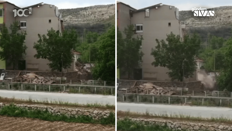 Gürün'de İş Kazası: İşçinin Üzerine Beton Düştü