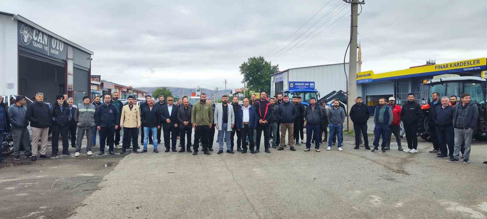 Şarkışla Sanayide Yıkım Gerginliği Esnaf Durumdan Rahatsız