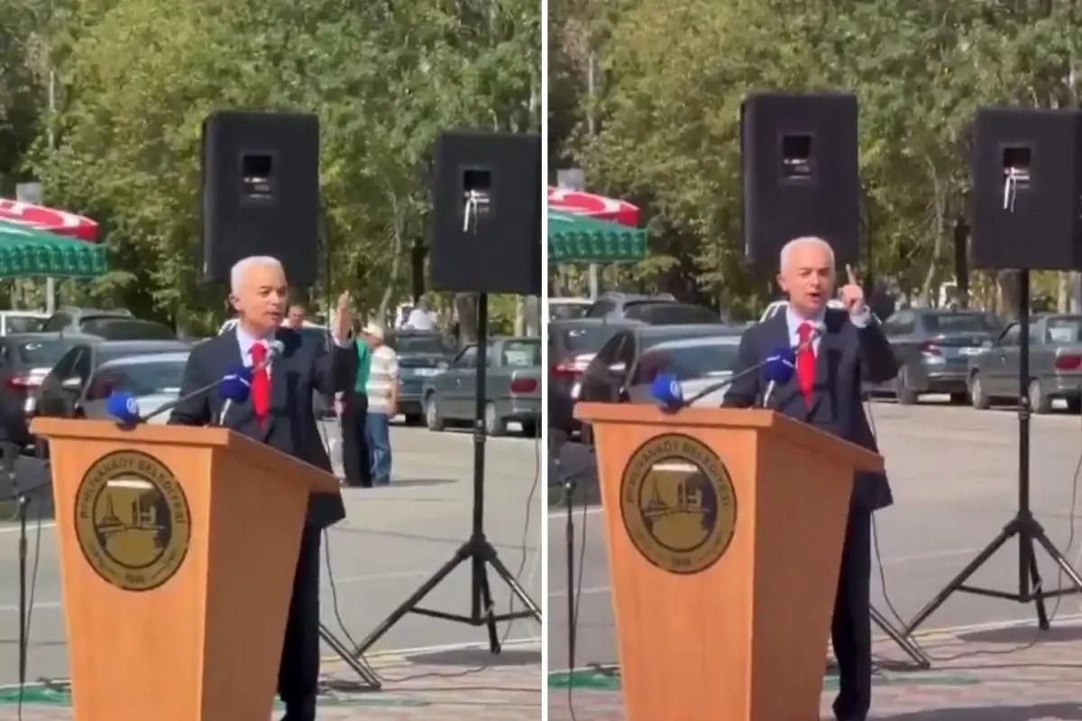 Vali'nin Cumhurbaşkanı Erdoğan'la ilgili sözleri programa damga vurdu