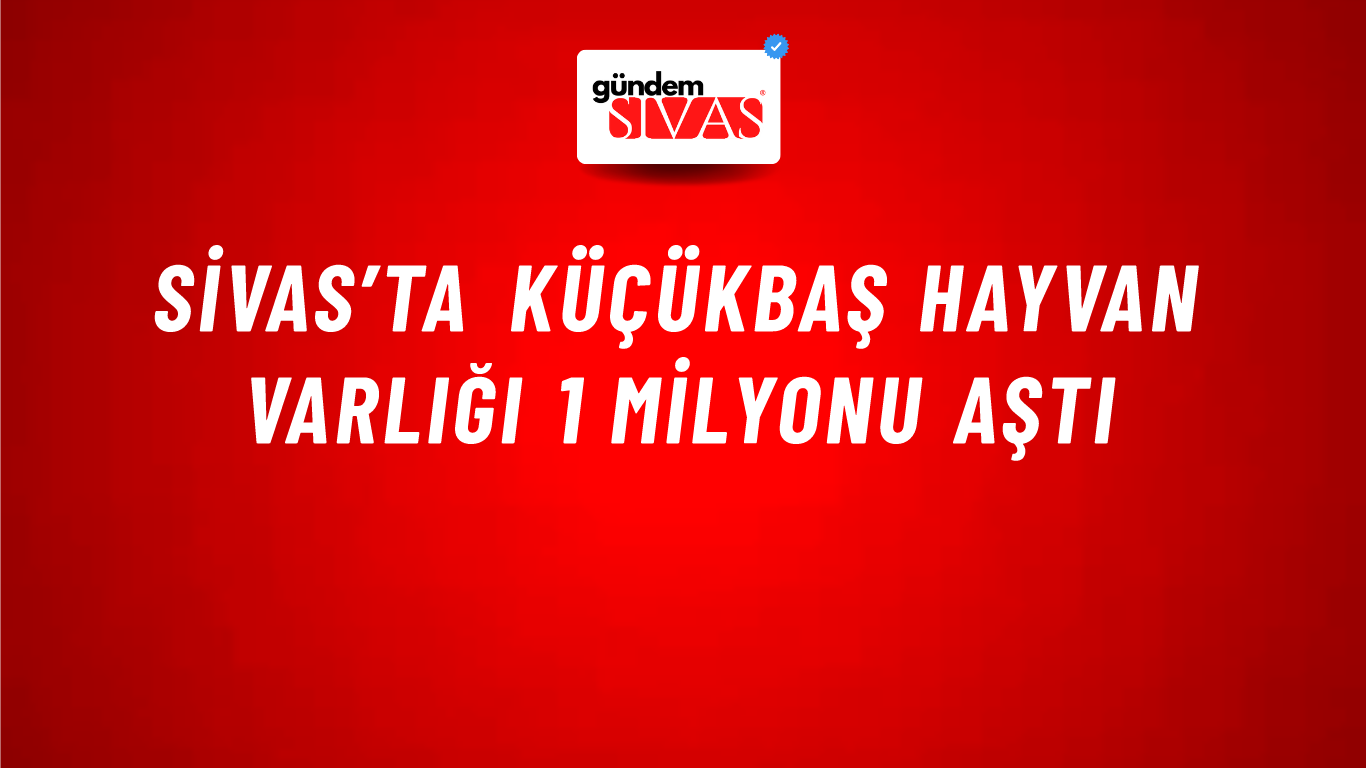 Sivas’ta Küçükbaş Hayvan Varlığı 1 Milyonu Aştı