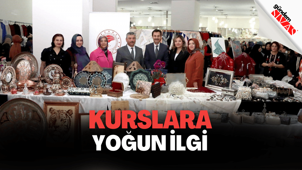 Sivas’ta Kurslara Yoğun İlgi