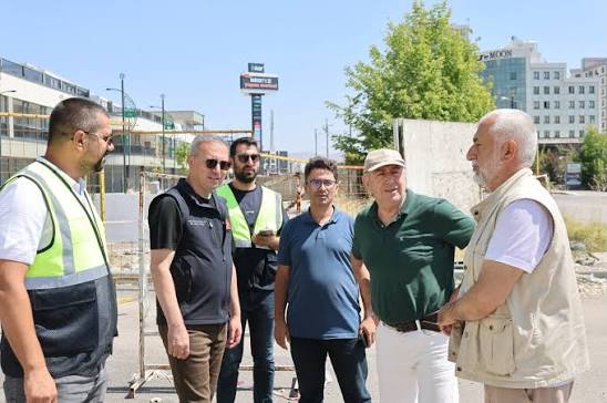 Adem Uzun Yol ve Peyzaj Çalışmalarını Yerinde İnceledi