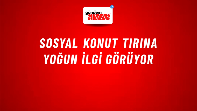 Sosyal konut tırına yoğun ilgi görüyor