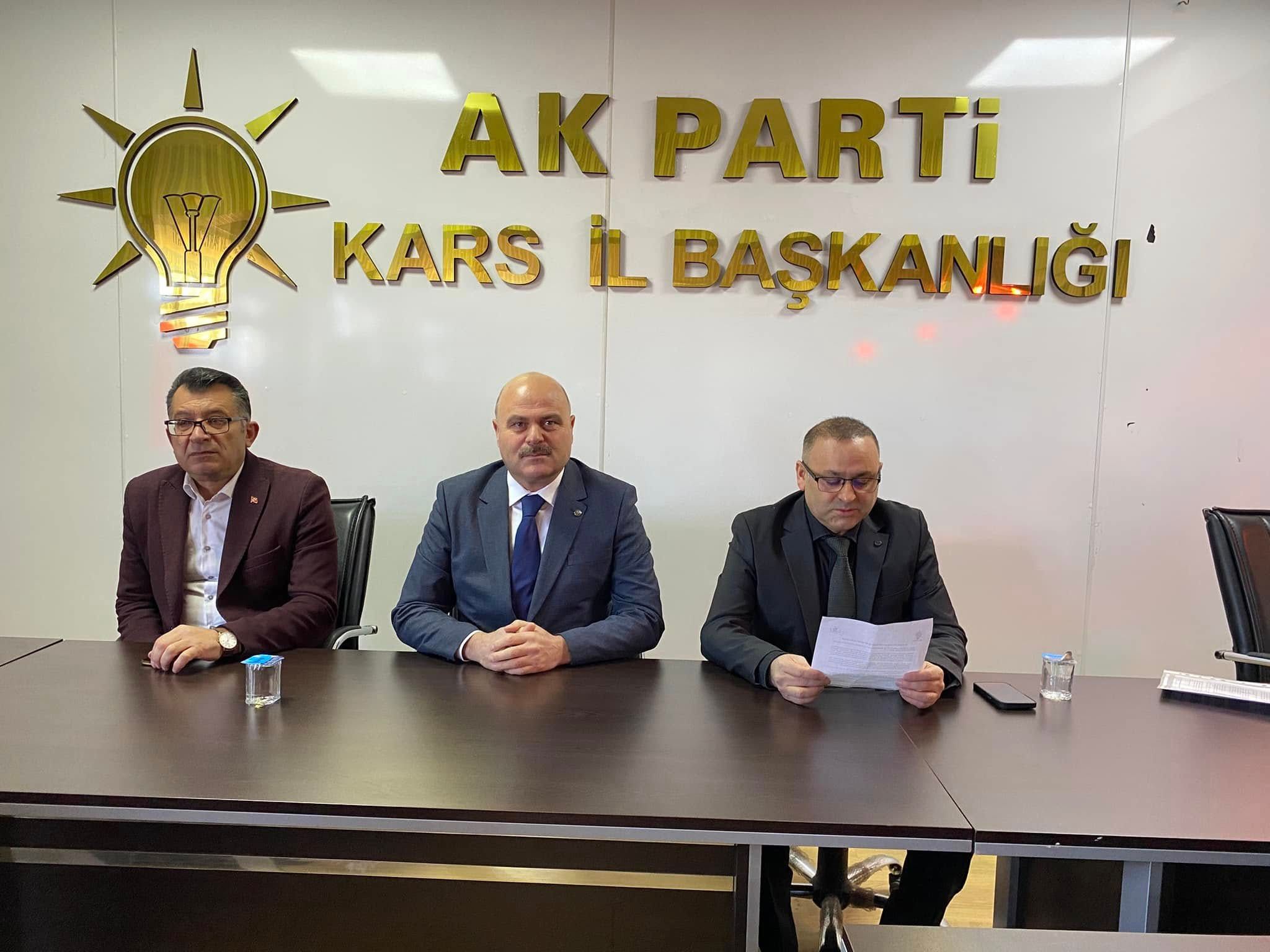 Ak Parti Kars İl Başkanlığı: Millet iradesine silah çekilmiştir - Birlik Haber Ajansı