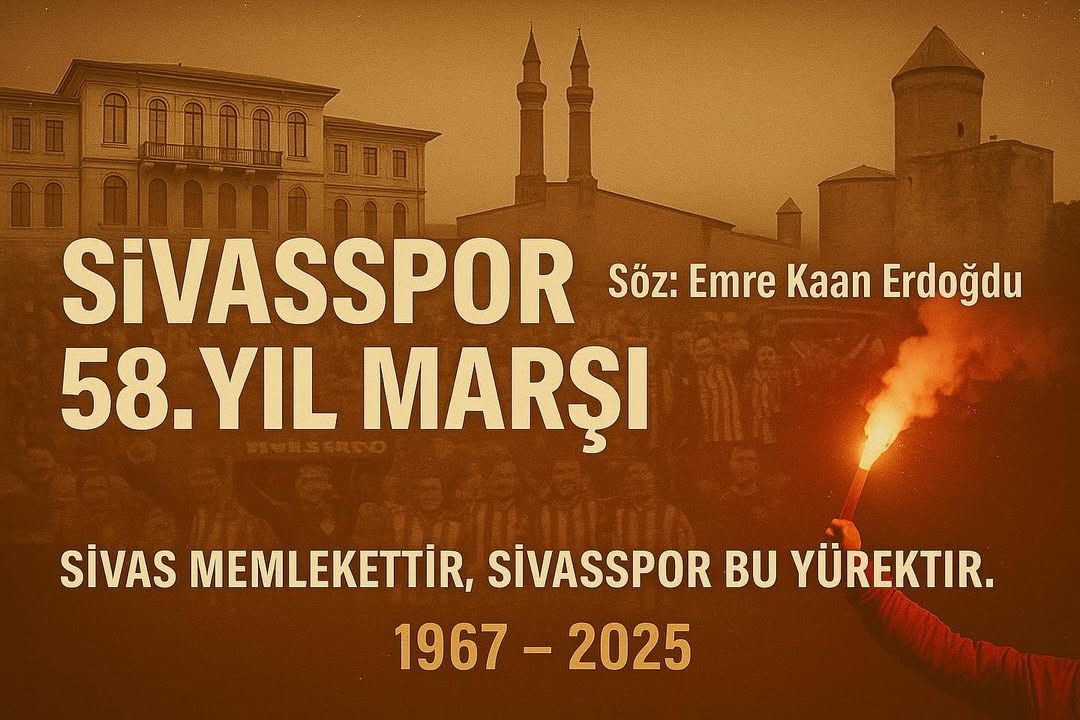 Emre Kaan Erdoğdu’dan Sivasspor’a 58. Yıl Marşı: Yapay Zeka Destekli Anlamlı Şarkı