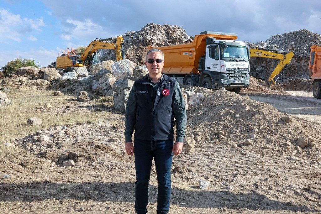 İlk sevkiyat Çerçideresi’ndeki yeni taş ocağından yapıldı