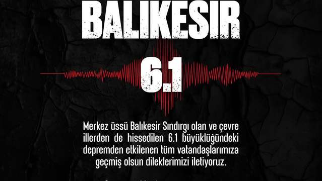 Sivasspor, Balıkesir Depremi İçin Geçmiş Olsun Mesajı Yayımladı
