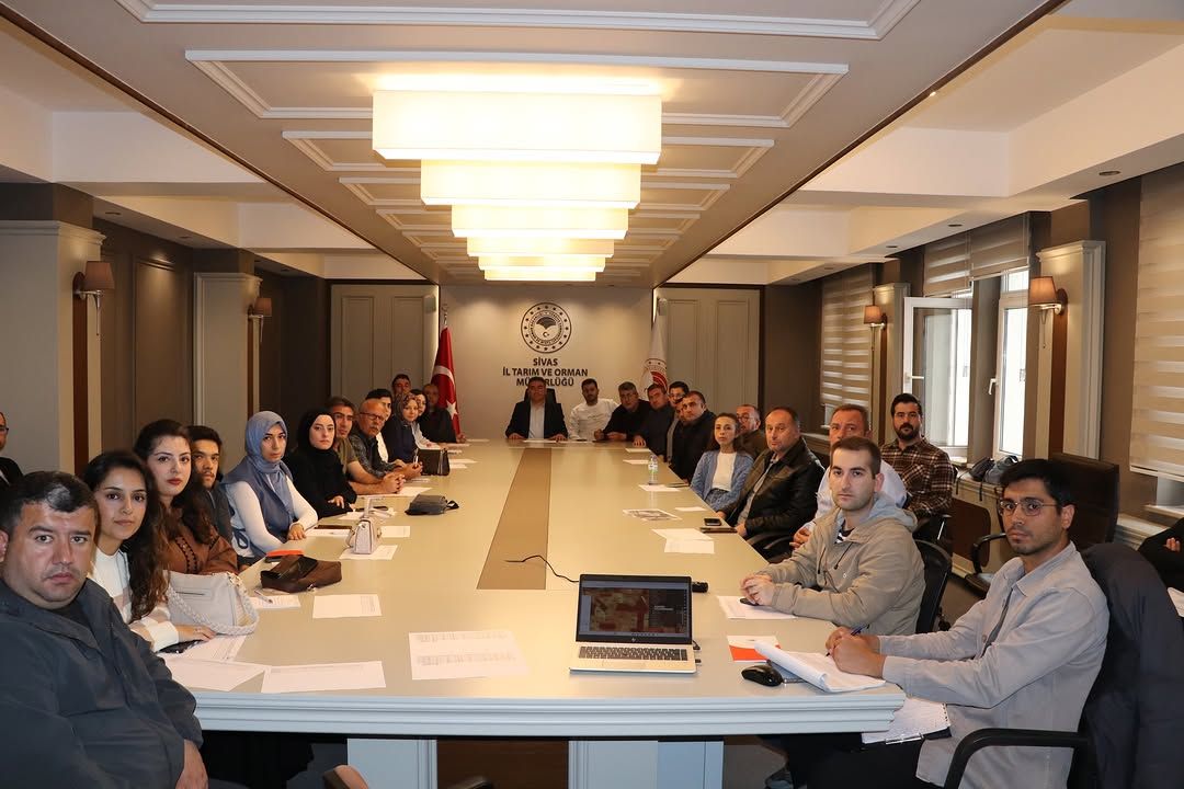 Sivas'ta Tarım Personeline Coğrafi Bilgi Sistemleri Eğitimi