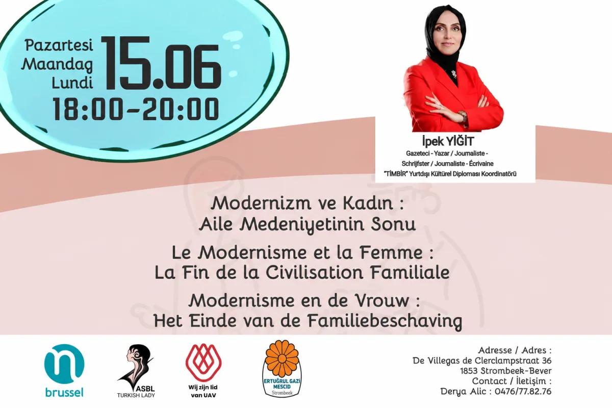 Belçika'da "Modernizm ve Kadın" Konferansı Düzenlenecek