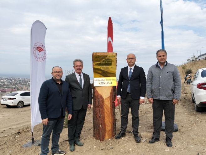 İskenderun şehitleri için kurulan hatıra ormanına TİMBİR'den destek