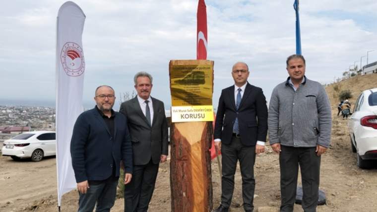 İskenderun şehitleri için kurulan hatıra ormanına TİMBİR'den destek