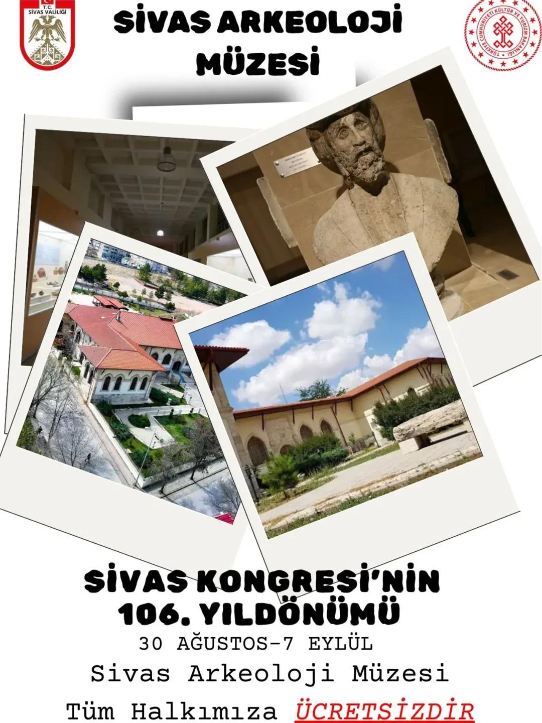 Sivas Kongresi'nin 106. Yıl Dönümü Etkinlikleri Başlıyor