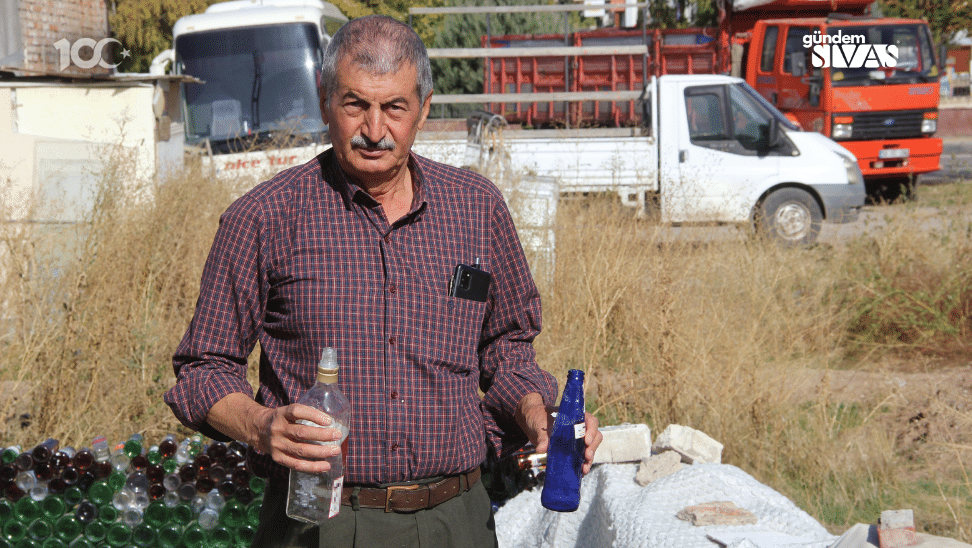 Sivas'ta 3 Yılda 5 Bin Şişe Topladı