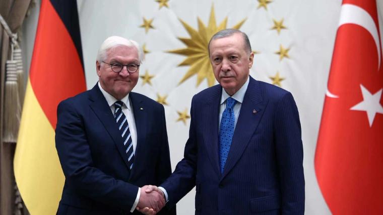Cumhurbaşkanı Erdoğan'dan Steinmeier'le ortak basın toplantısında ateşkes vurgusu - Birlik Haber Ajansı