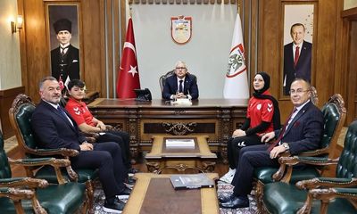 Sivas Valisi Yılmaz Şimşek, Avrupa Şampiyonu Sporcuları Kabul Etti