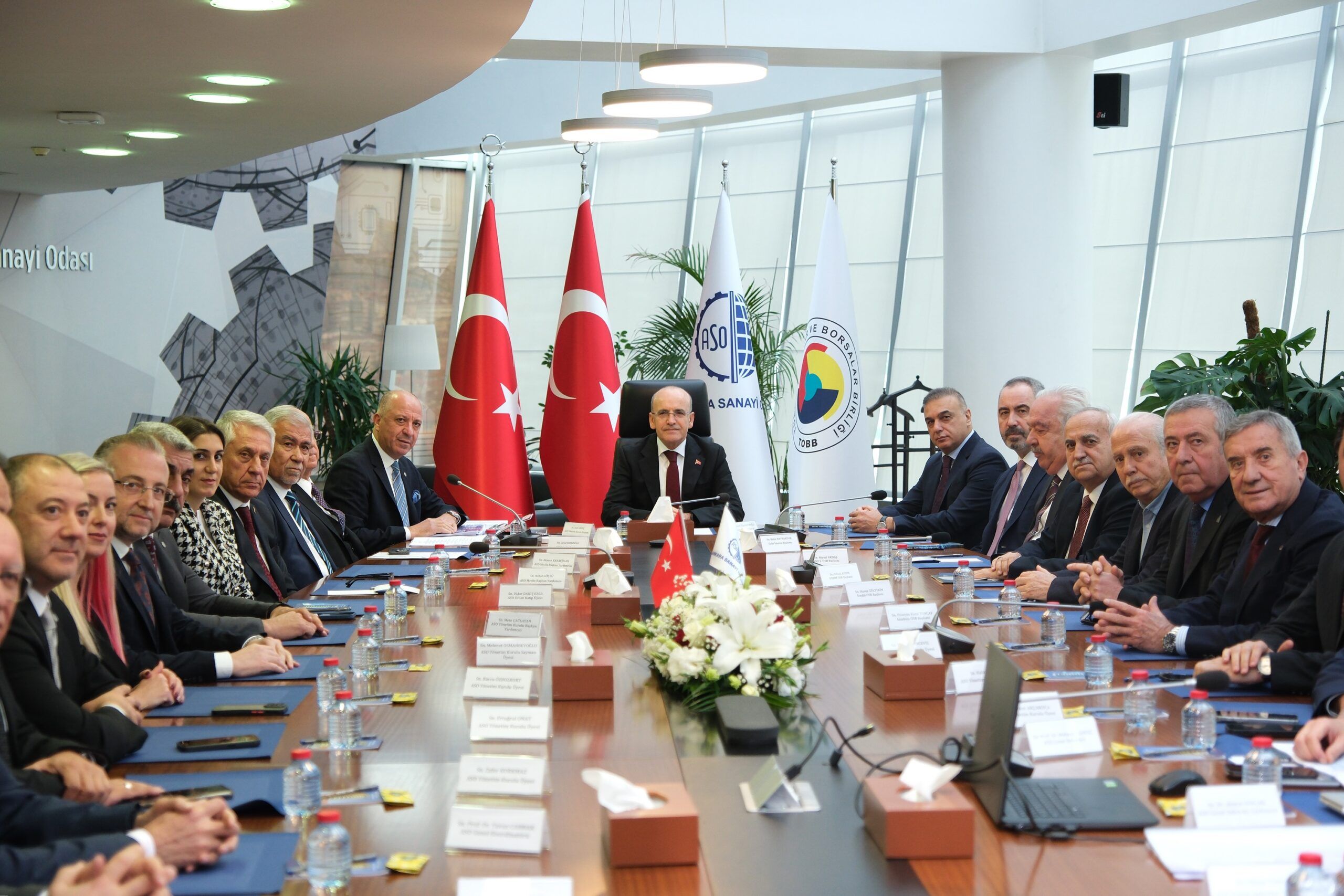 Hazine ve Maliye Bakanı Şimşek, ASO’nun konuğu oldu - Birlik Haber Ajansı