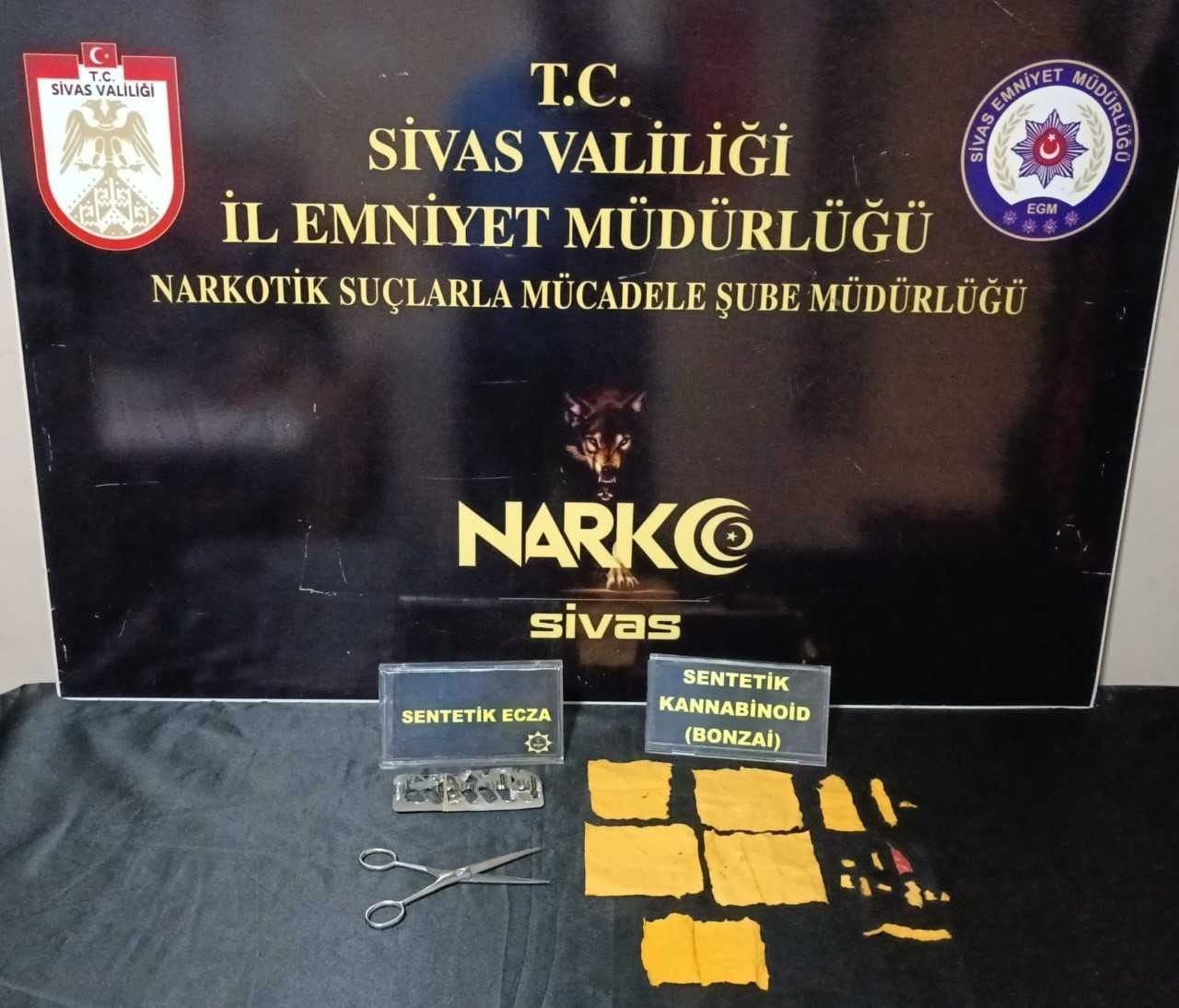 Sivas'ta Uyuşturucu Operasyonu: 4 Tutuklama