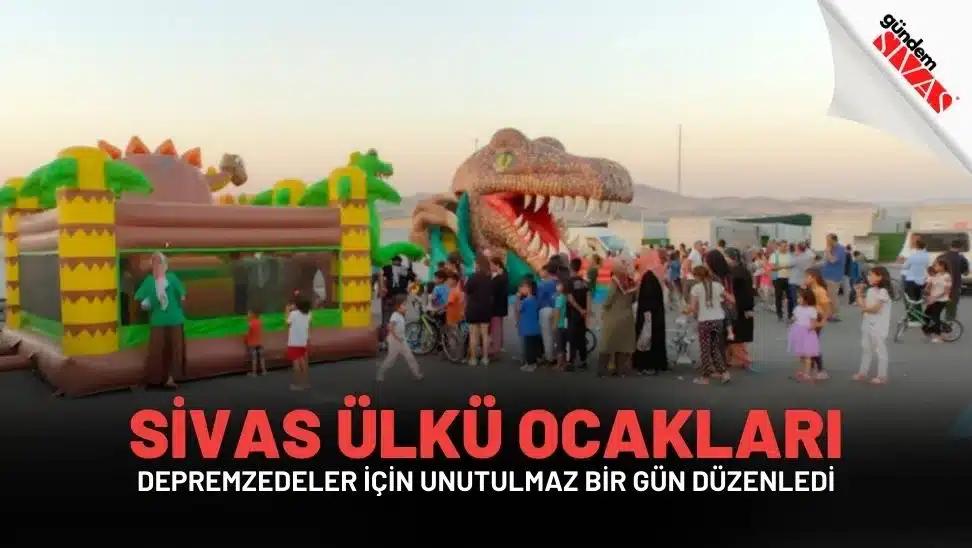 Sivas Ülkü Ocakları, Depremzedeler İçin Unutulmaz Bir Gün Düzenledi