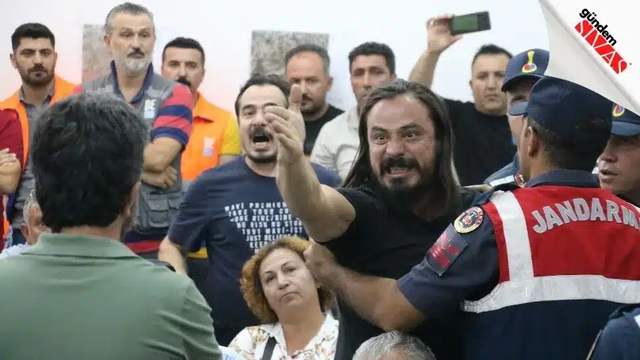 ÇED Toplantısında Tartışmaya Jandarma Müdahale Etti