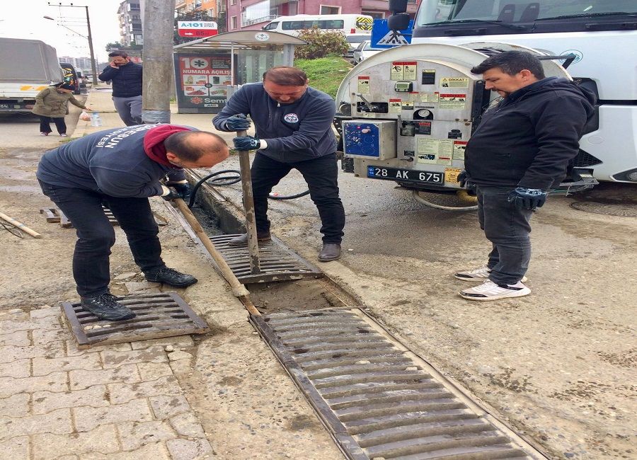 Giresun Belediyesi sel ve su baskını önlemleri alıyor - Birlik Haber Ajansı