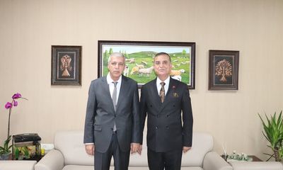Sivas'ta Tarım ve Hayvancılık Temsilcileri İl Müdürü Salih İnan'ı Ziyaret Etti
