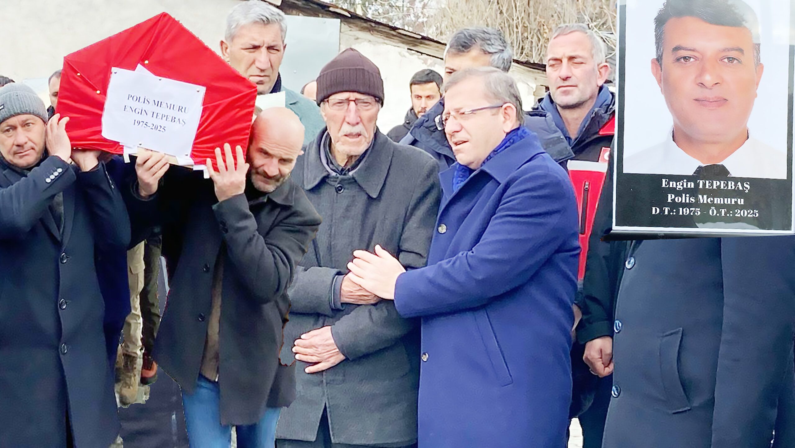 Şehit Polis Memuru Engin Tepebaş dualarla defnedildi - Birlik Haber Ajansı