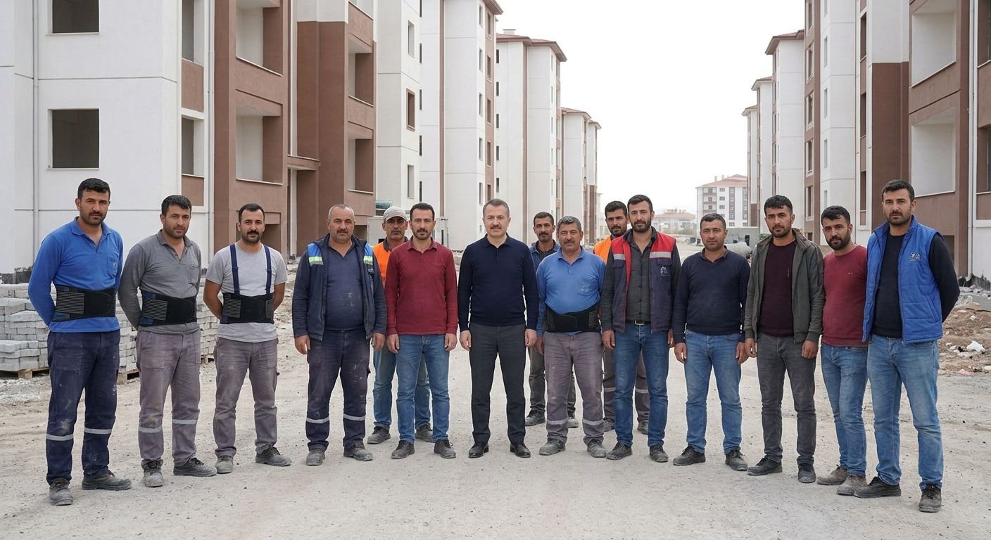 Sivas'ta TOKİ Şantiyesine Personel Alınacak!