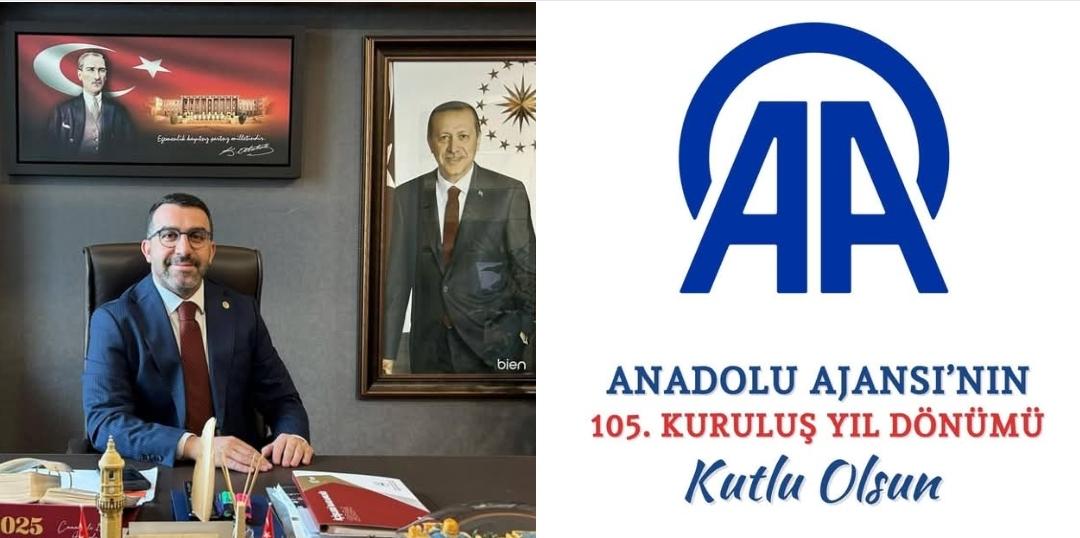 AK Parti Kars Milletvekili Adem Çalkın, Anadolu Ajansının kuruluşunun 105. yılını kutladı - Birlik Haber Ajansı