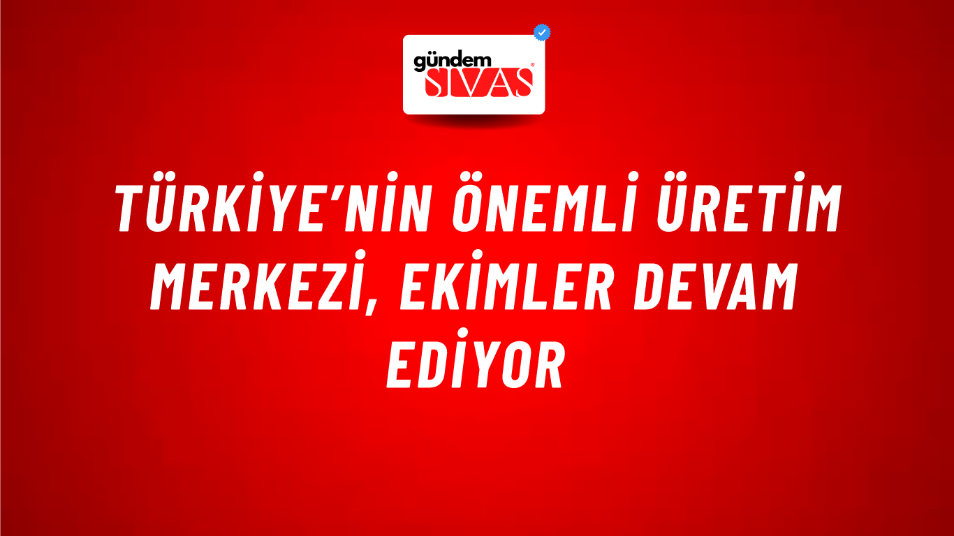 Türkiye’nin Önemli Üretim Merkezi, Ekimler Devam Ediyor
