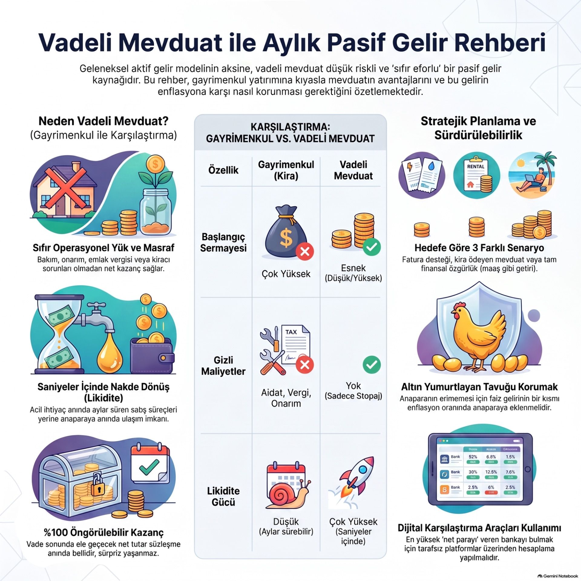 Düzenli Pasif Gelir Elde Etmek: Vadeli Mevduat ile Aylık Getiri Planlaması