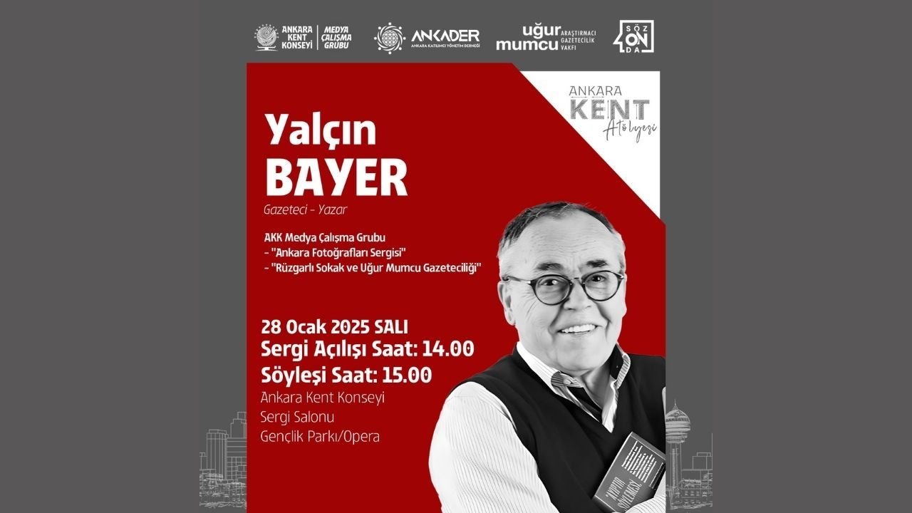 Ankara Kent Konseyi'nden usta gazeteci Yalçın Bayer ile söyleşi etkinliği - Birlik Haber Ajansı
