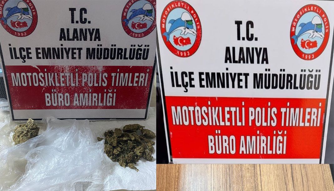Alanya'da motosikletli polis timlerinden suçla mücadele: Uyuşturucu ve silah ele geçirildi - Birlik Haber Ajansı