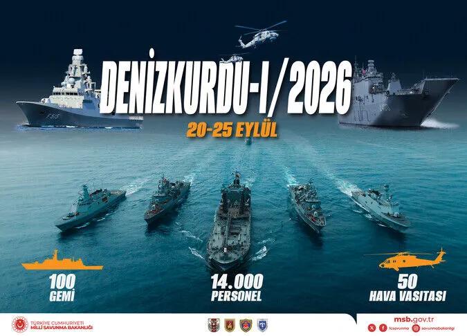 Denizkurdu-I/2026 Tatbikatı Başlıyor
