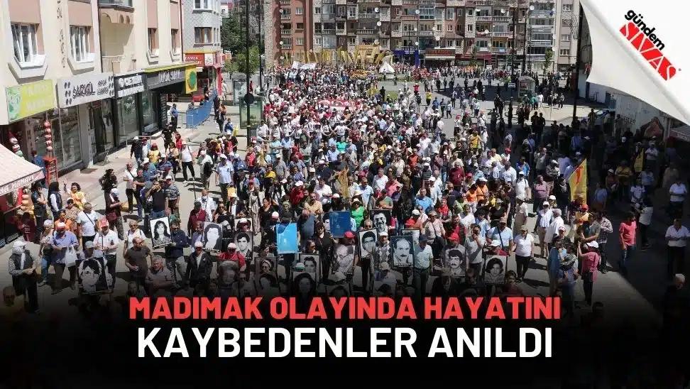 Madımak Olayında Hayatını Kaybedenler Anıldı