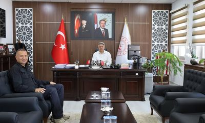 Sivas İl Müdürlüğüne Ziyaret: Metin Çakır, Özgür Kırmızıtaş ile Bir Araya Geldi
