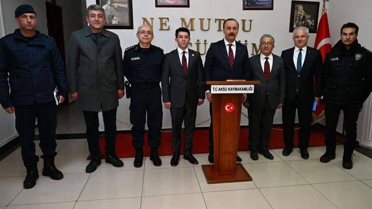 Isparta Valisi Abdullah Erin, Aksu ilçesine çalışma ziyareti gerçekleştirdi - Birlik Haber Ajansı