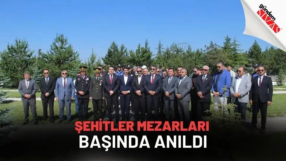 Şehitler Mezarları Başında Anıldı