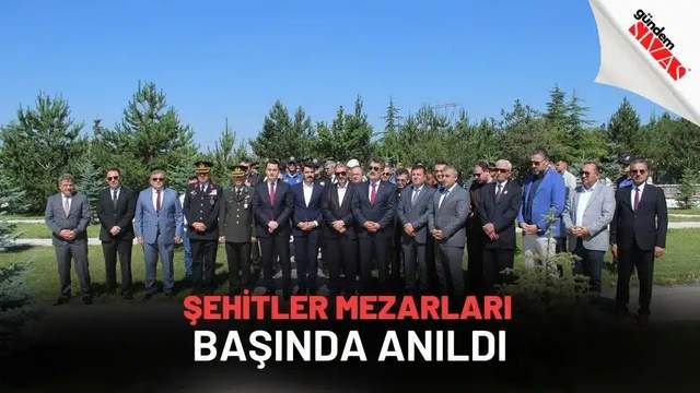 Şehitler Mezarları Başında Anıldı