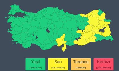 12 Ekim Pazar Günü Doğu ve Güneydoğu Bölgelerinde Kuvvetli Sağanak Bekleniyor